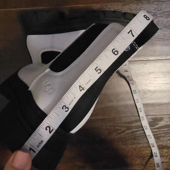 NEW UGG Ashton Chelsea Boots Womens 9.5 White Chunky Chic Boho Retro Y2K - Picture 9 of 11